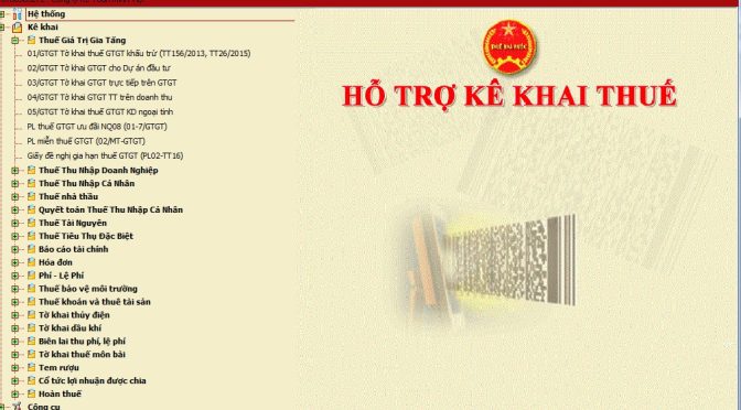 Nâng cấp ứng dụng Hỗ trợ kê khai (HTKK) phiên bản 5.1.8